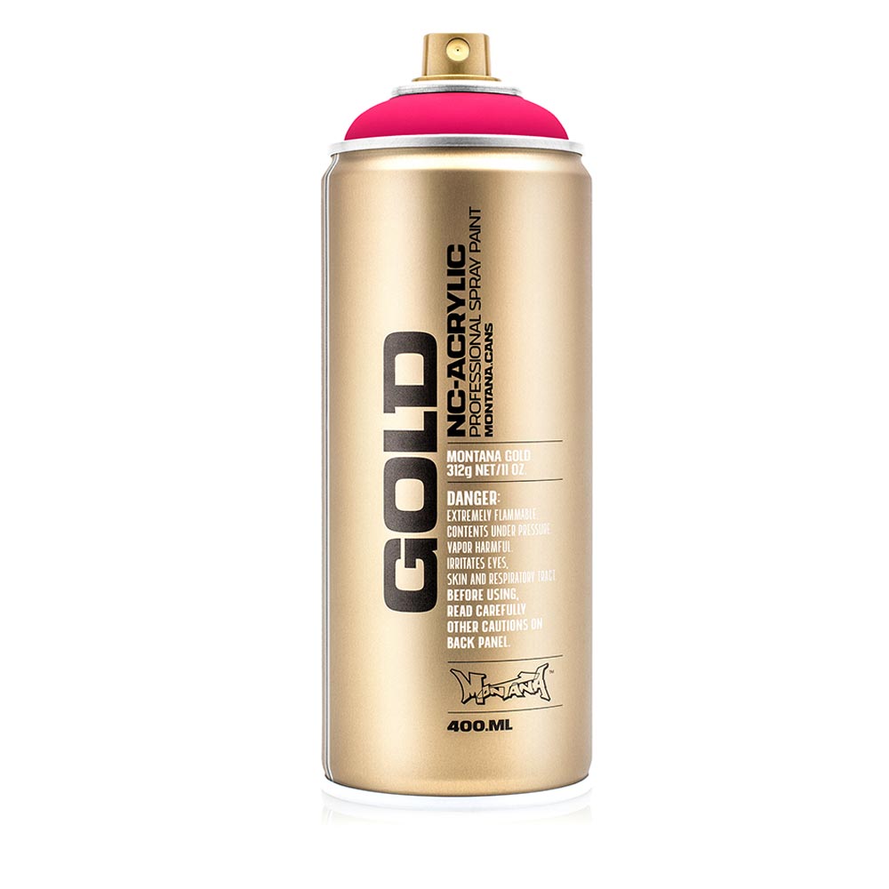 Montana Gold Akrilik Sprey Boya 400ml Gleaming Pink (Fluo) F4000