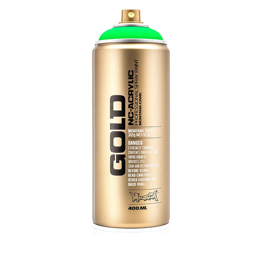 Montana Gold Akrilik Sprey Boya 400ml Acid Green (Fluo) F6000