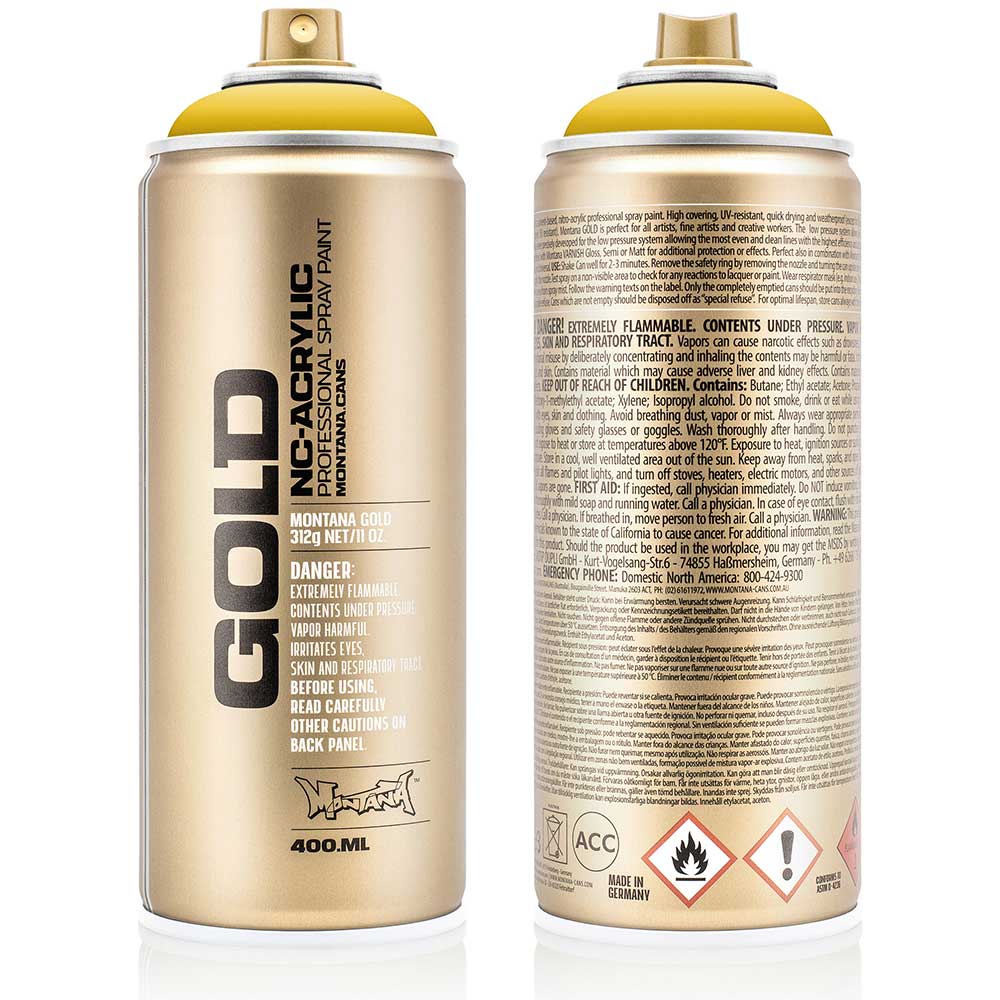 Montana Gold Akrilik Sprey Boya 400ml Banana 1030