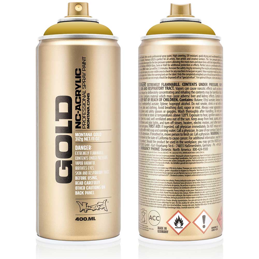 Montana Gold Akrilik Sprey Boya 400ml Curry 1050