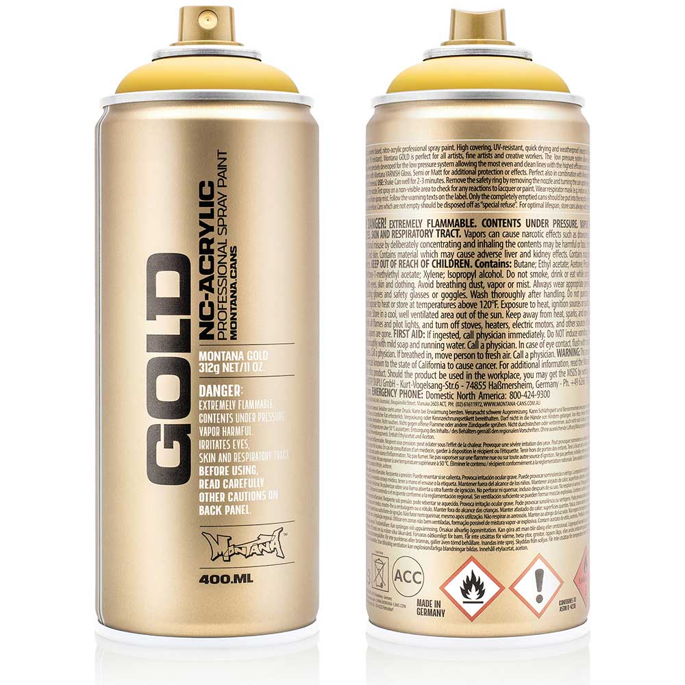 Montana Gold Akrilik Sprey Boya 400ml Yellow Submarine 1210