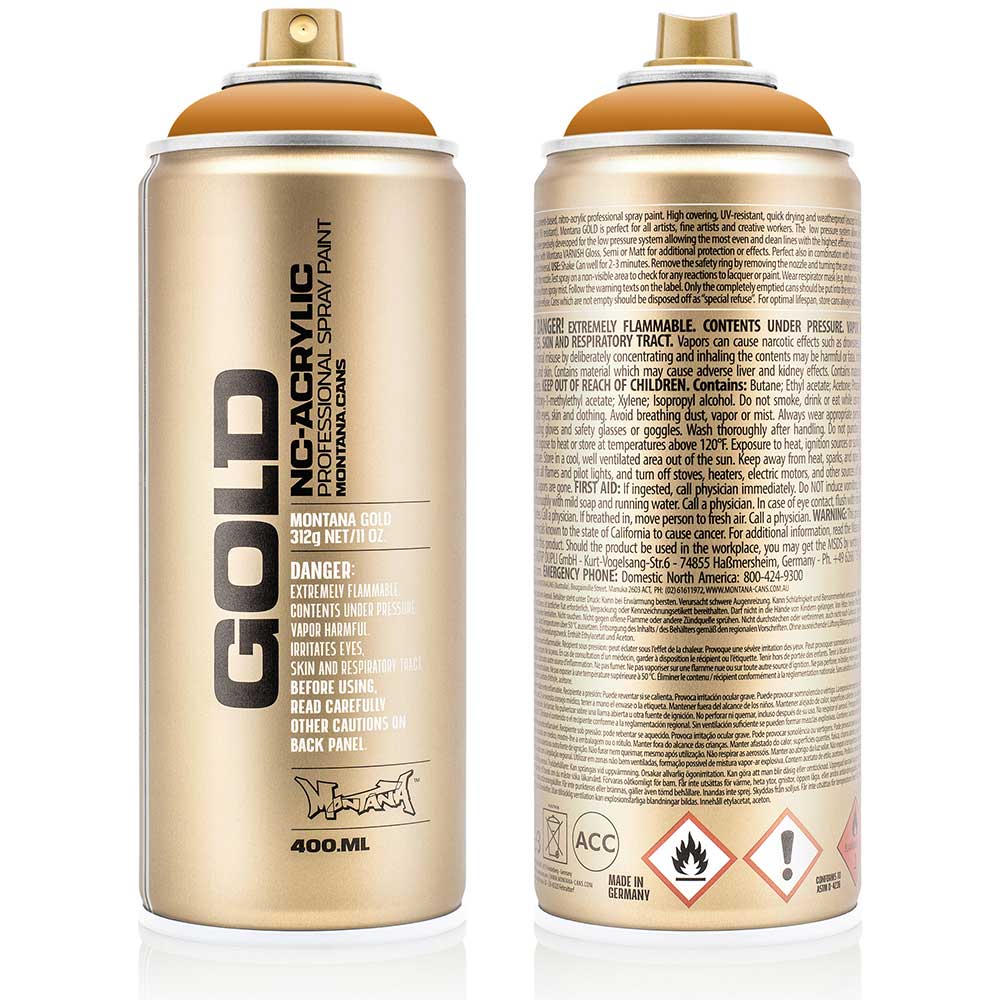 Montana Gold Akrilik Sprey Boya 400ml Terra 1250
