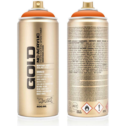 Montana Gold Akrilik Sprey Boya 400ml Pure Orange 2080