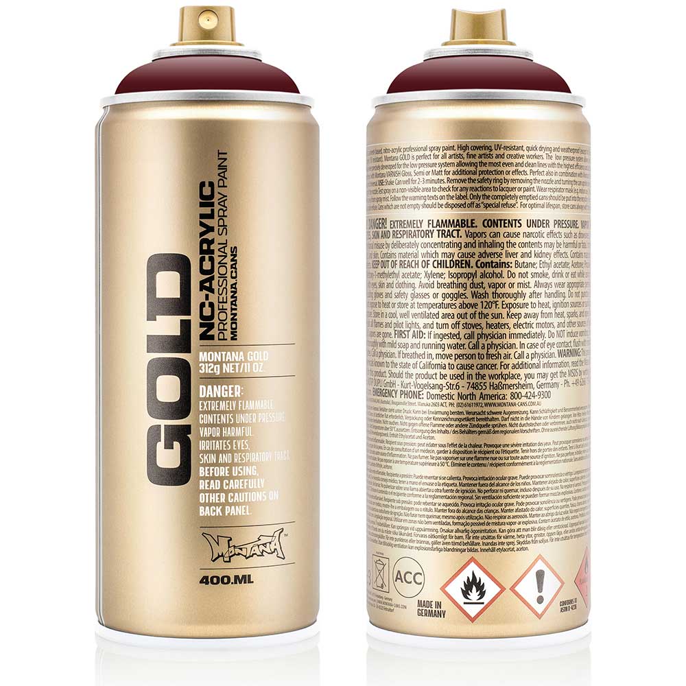 Montana Gold Akrilik Sprey Boya 400ml Purple Red 3070