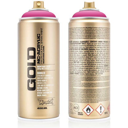 Montana Gold Akrilik Sprey Boya 400ml Pink Pink 3130