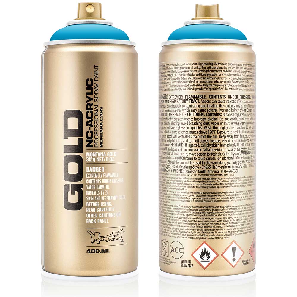 Montana Gold Akrilik Sprey Boya 400ml Light Blue 5040