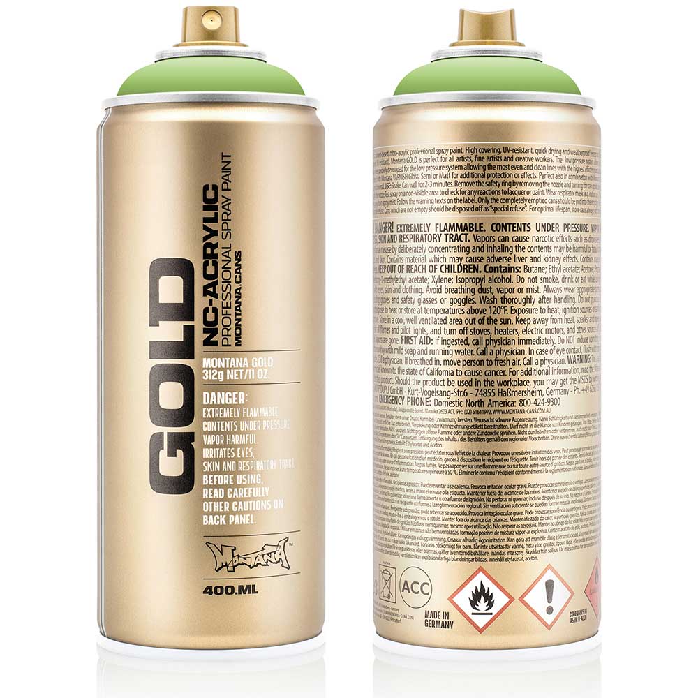 Montana Gold Akrilik Sprey Boya 400ml Green Apple 6020