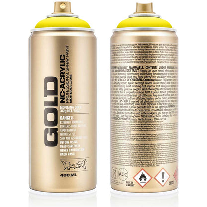 Montana Gold Akrilik Sprey Boya 400ml 100% Yellow P1000