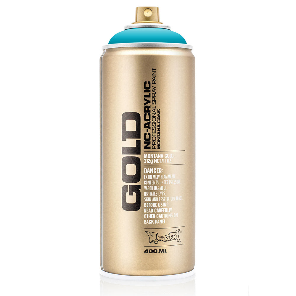 Montana Gold Akrilik Sprey Boya 400ml 100% Cyan P2000
