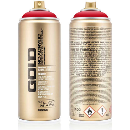 Montana Gold Akrilik Sprey Boya 400ml Shock Red S3000