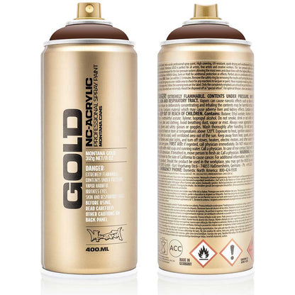 Montana Gold Akrilik Sprey Boya 400ml Shock Brown S8010
