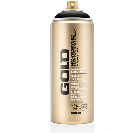Montana Gold Akrilik Sprey Boya 400ml Shock Black S9000