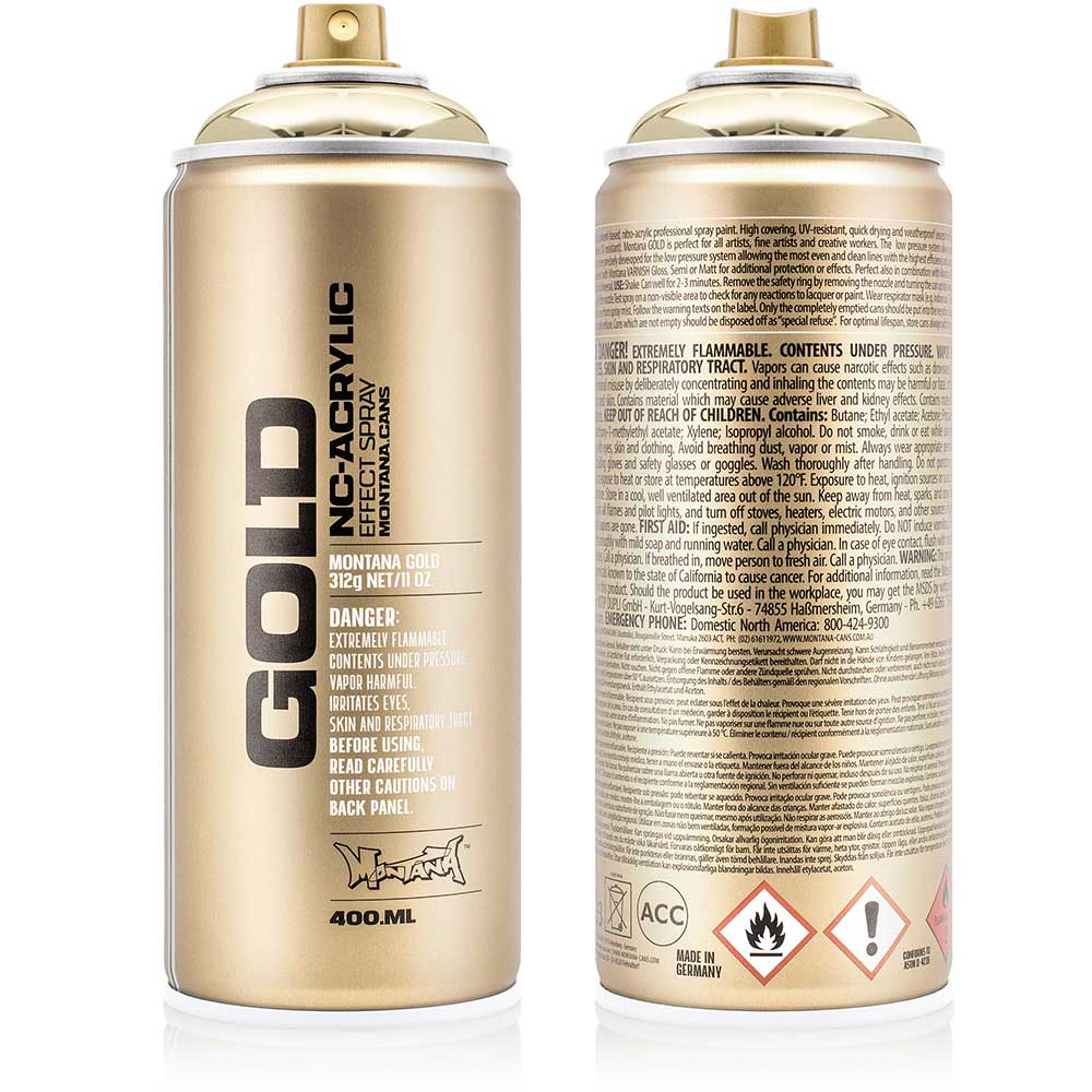 Montana Gold Akrilik Sprey Boya 400ml Goldchrome M3000
