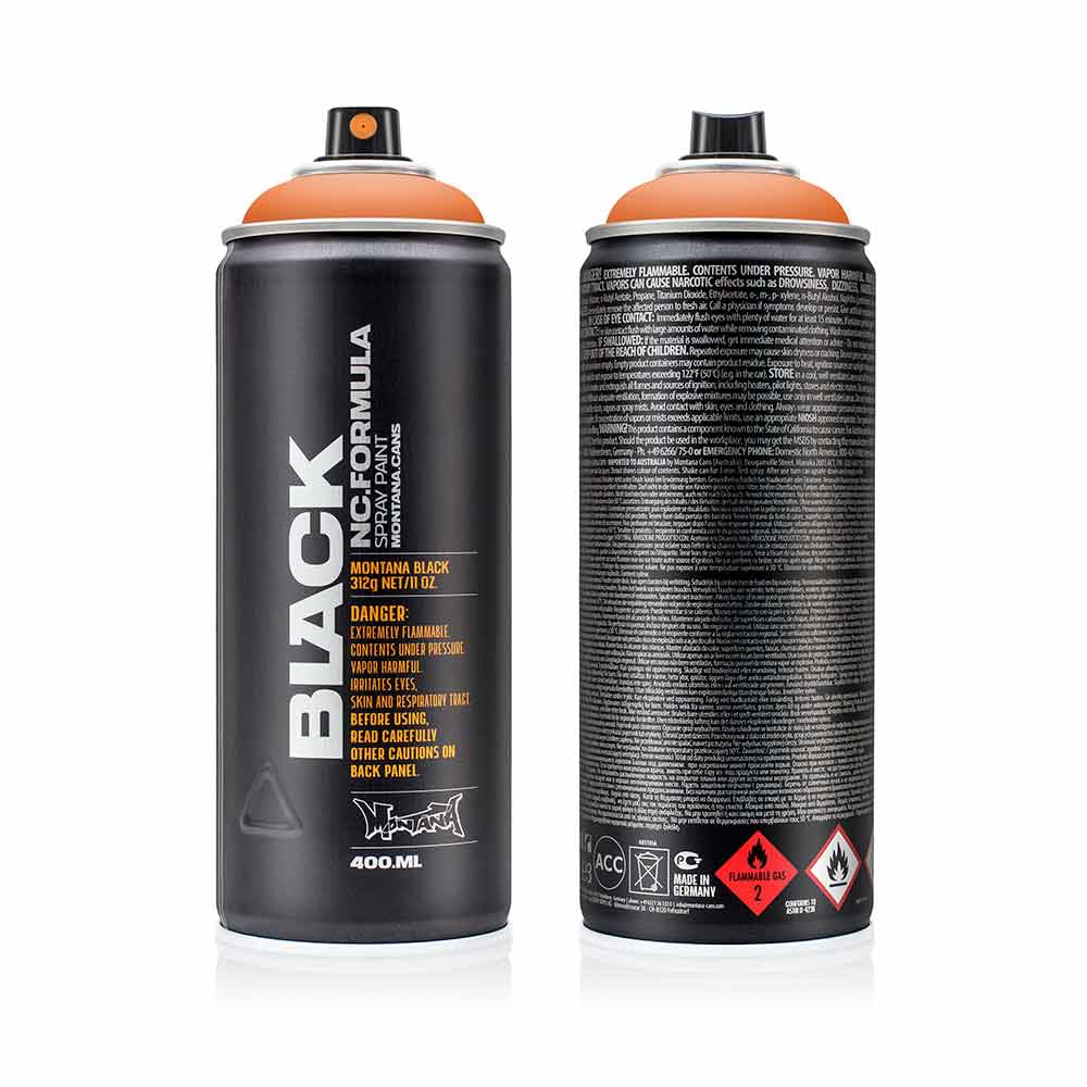 Montana Black Sprey Boya 400ml Atom´s Megablast BLK2120