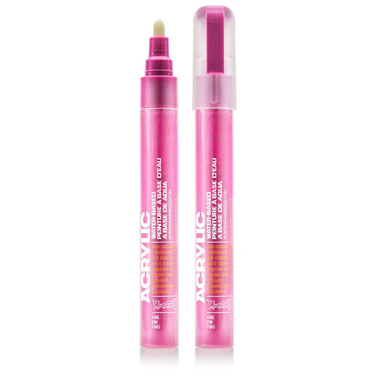 Montana Akrilik Markör İnce Uç 2mm Shock Pink S4010
