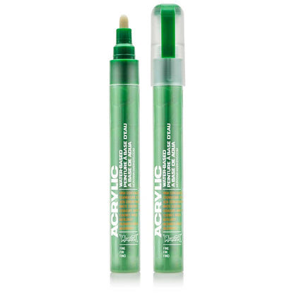 Montana Akrilik Markör İnce Uç 2mm Shock Green S6010