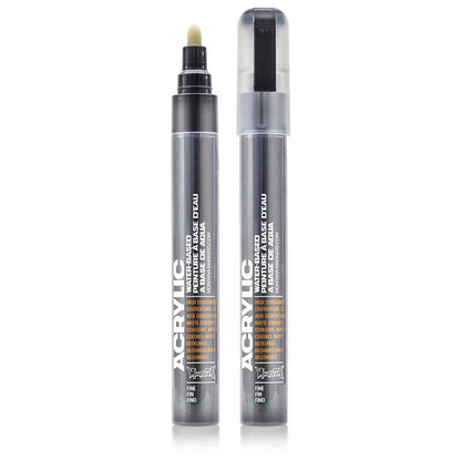 Montana Akrilik Markör İnce Uç 2mm Shock Black S9000