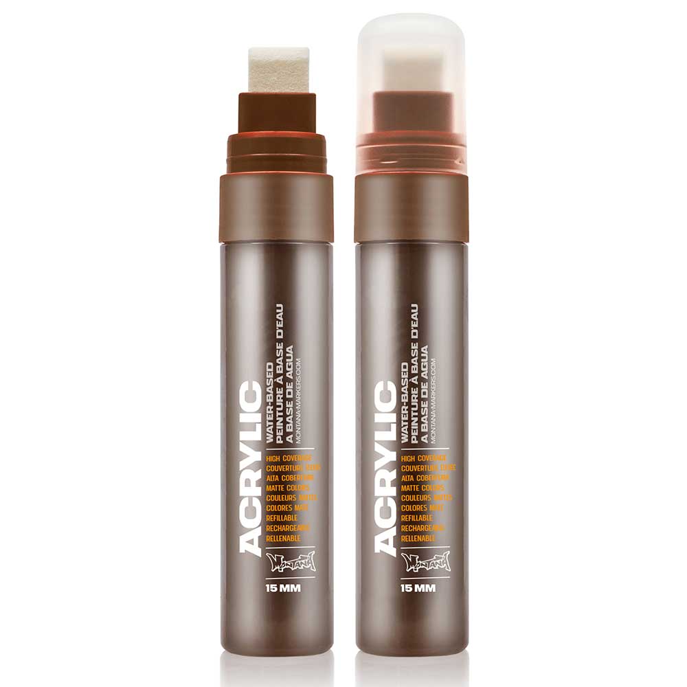 Montana Akrilik Markör Standart Uç 15mm Shock Brown Dark S8020