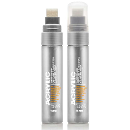 Montana Akrilik Markör Standart Uç 15mm Silver Matt M1100