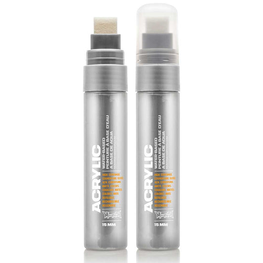 Montana Akrilik Markör Standart Uç 15mm Silver Matt M1100