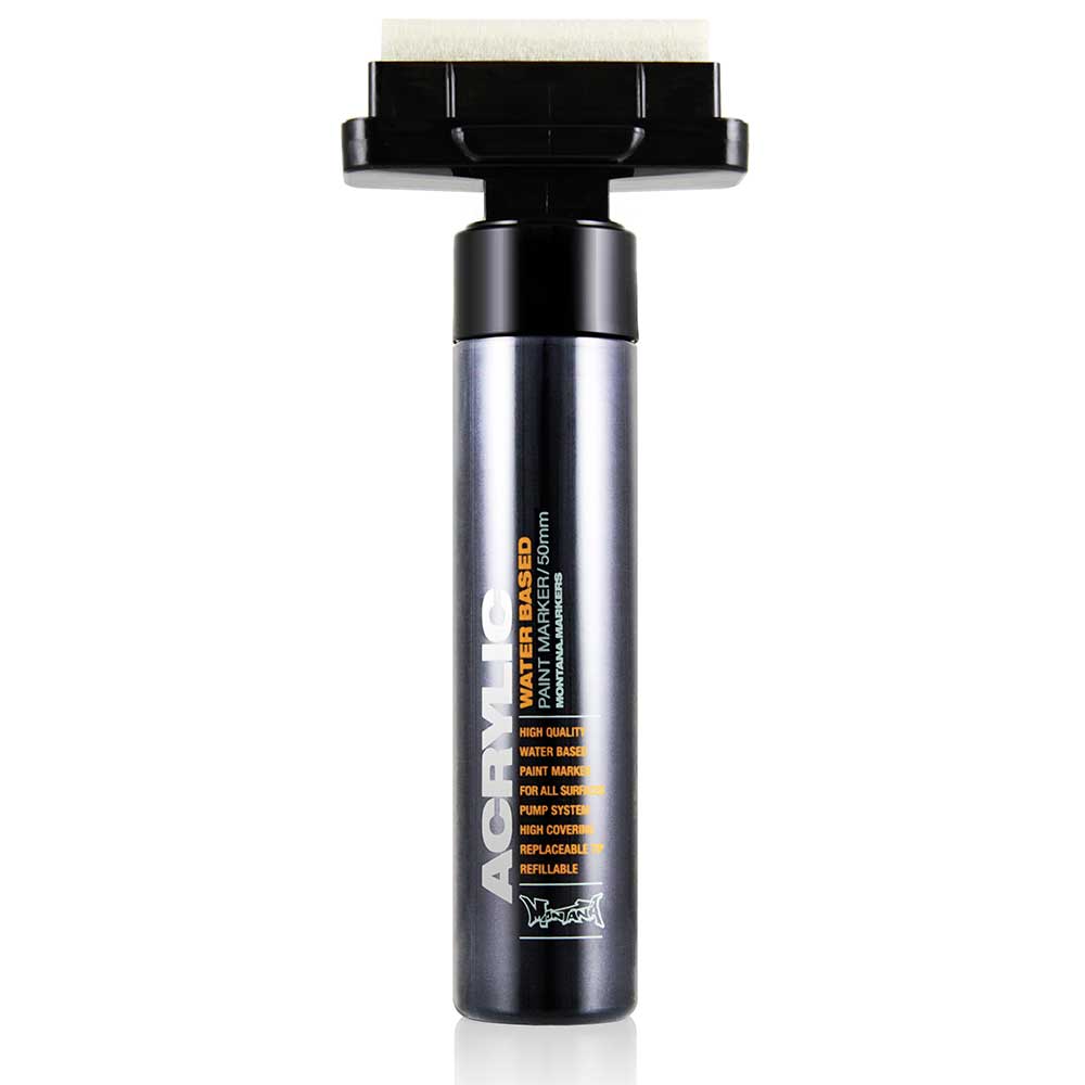 Montana Akrilik Markör Extra Geniş Uç 50mm Shock Black S9000