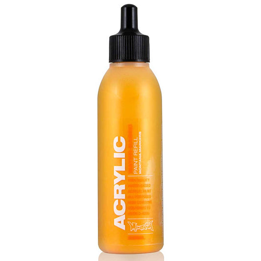 Montana Acrylic Refill 25ml Shock Orange Light S2000 Akrilik Boya Mürekkebi