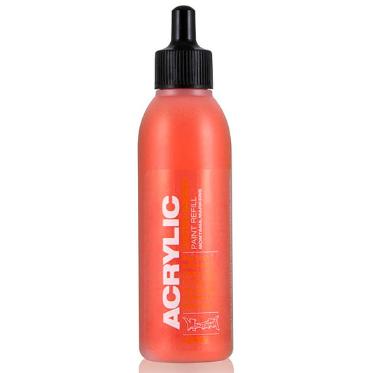 Montana Acrylic Refill 25ml Shock Orange Dark S2020 Akrilik Boya Mürekkebi