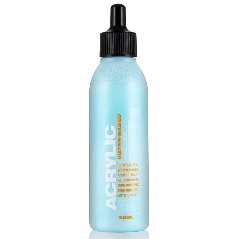 Montana Acrylic Refill 25ml Shock Blue Light S5000 Akrilik Boya Mürekkebi