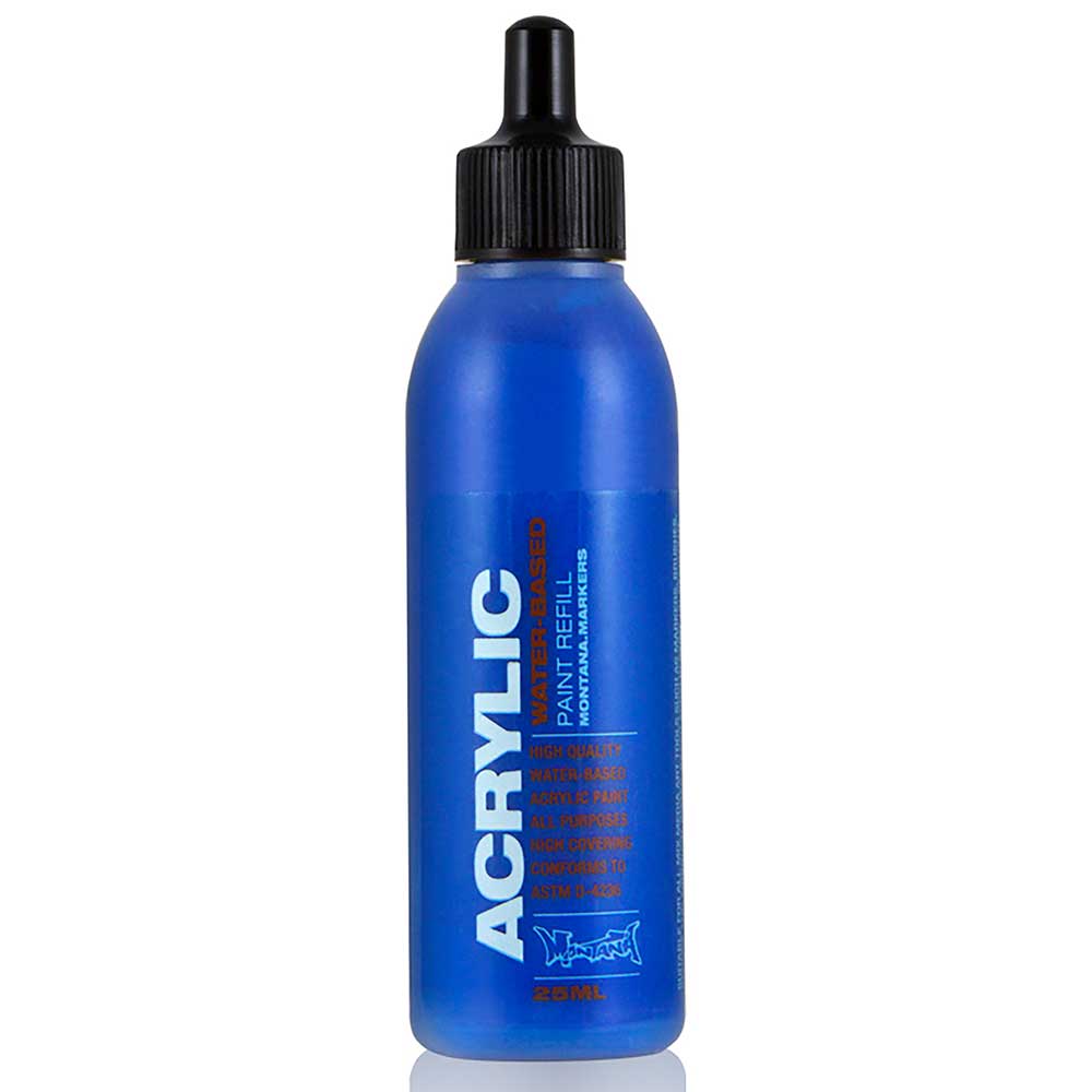 Montana Acrylic Refill 25ml Shock Blue S5010 Akrilik Boya Mürekkebi