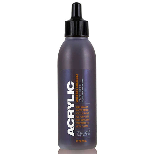 Montana Acrylic Refill 25ml Shock Brown Dark S8020 Akrilik Boya Mürekkebi