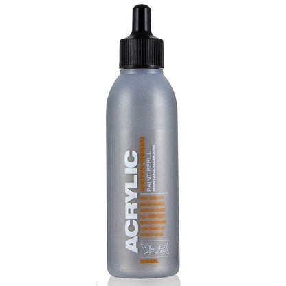 Montana Acrylic Refill 25ml Silver Matt M1100 Akrilik Boya Mürekkebi