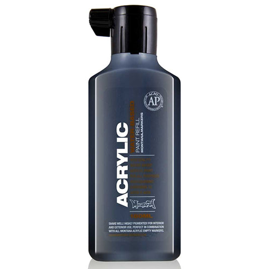Montana Acrylic Refill 180ml Shock Black S9000 Akrilik Boya Mürekkebi