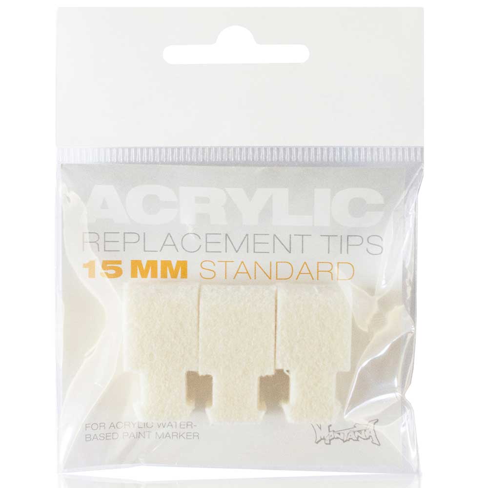 Montana Akrilik Markör İçin Yedek Uç 15mm (3'lü Set)