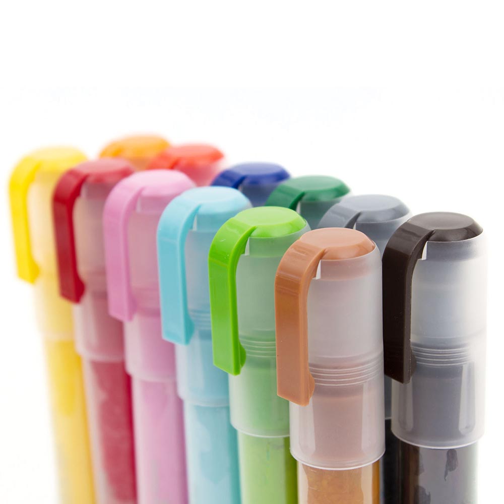 Montana Akrilik Markör İnce Uç 2mm Set B (12 renk)