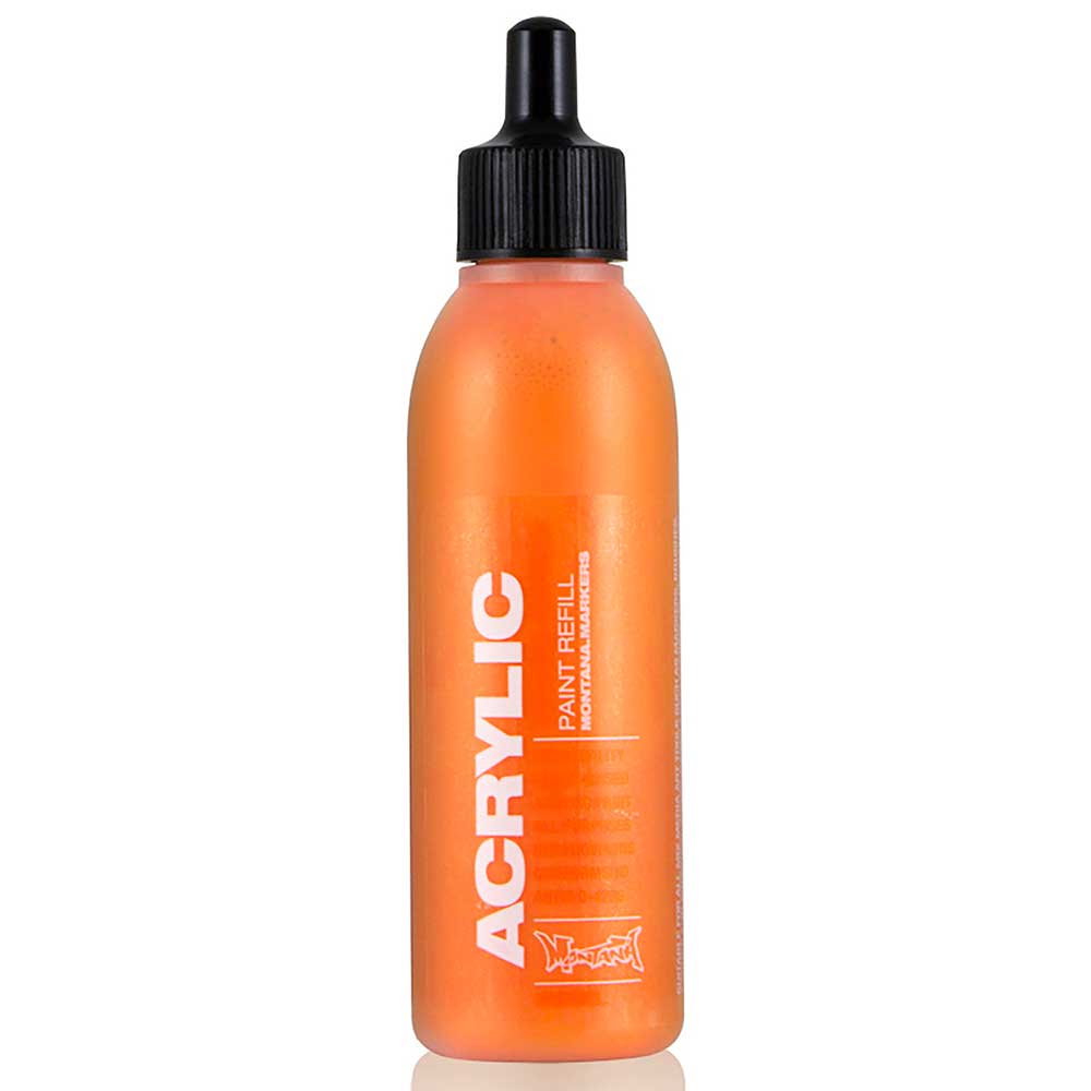 Montana Acrylic Refill 25ml Power Orange (Fluo) F2000 Akrilik Boya Mürekkebi