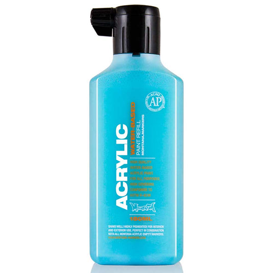 Montana Acrylic Refill 180ml 100% Cyan P2000 Akrilik Boya Mürekkebi