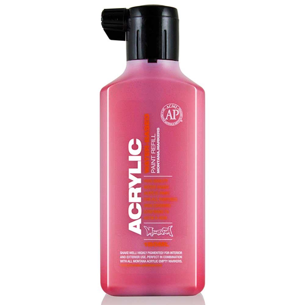 Montana Acrylic Refill 180ml Royal Red 3060 Akrilik Boya Mürekkebi