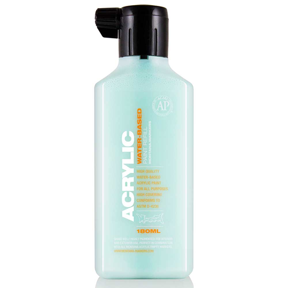 Montana Acrylic Refill 180ml Malachite Light 6120 Akrilik Boya Mürekkebi