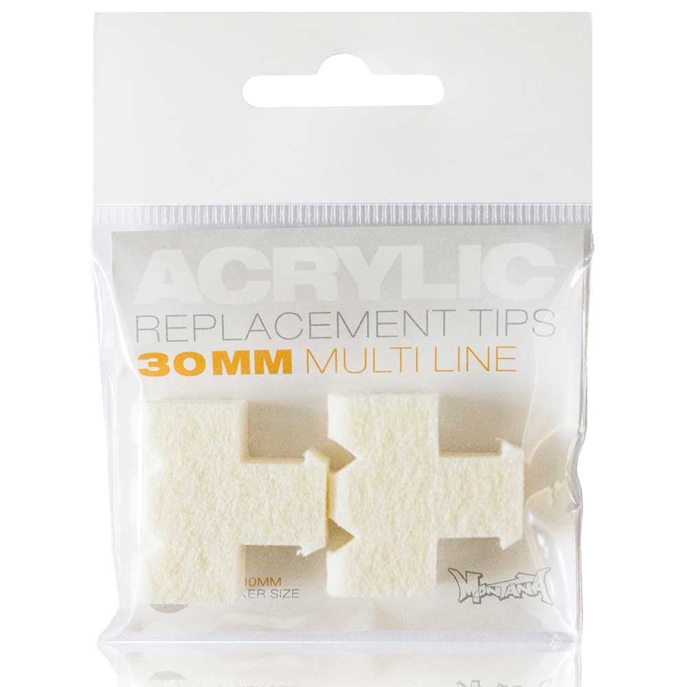 Montana Akrilik Markör İçin Yedek Uç 30mm Multiline (2'li Set)