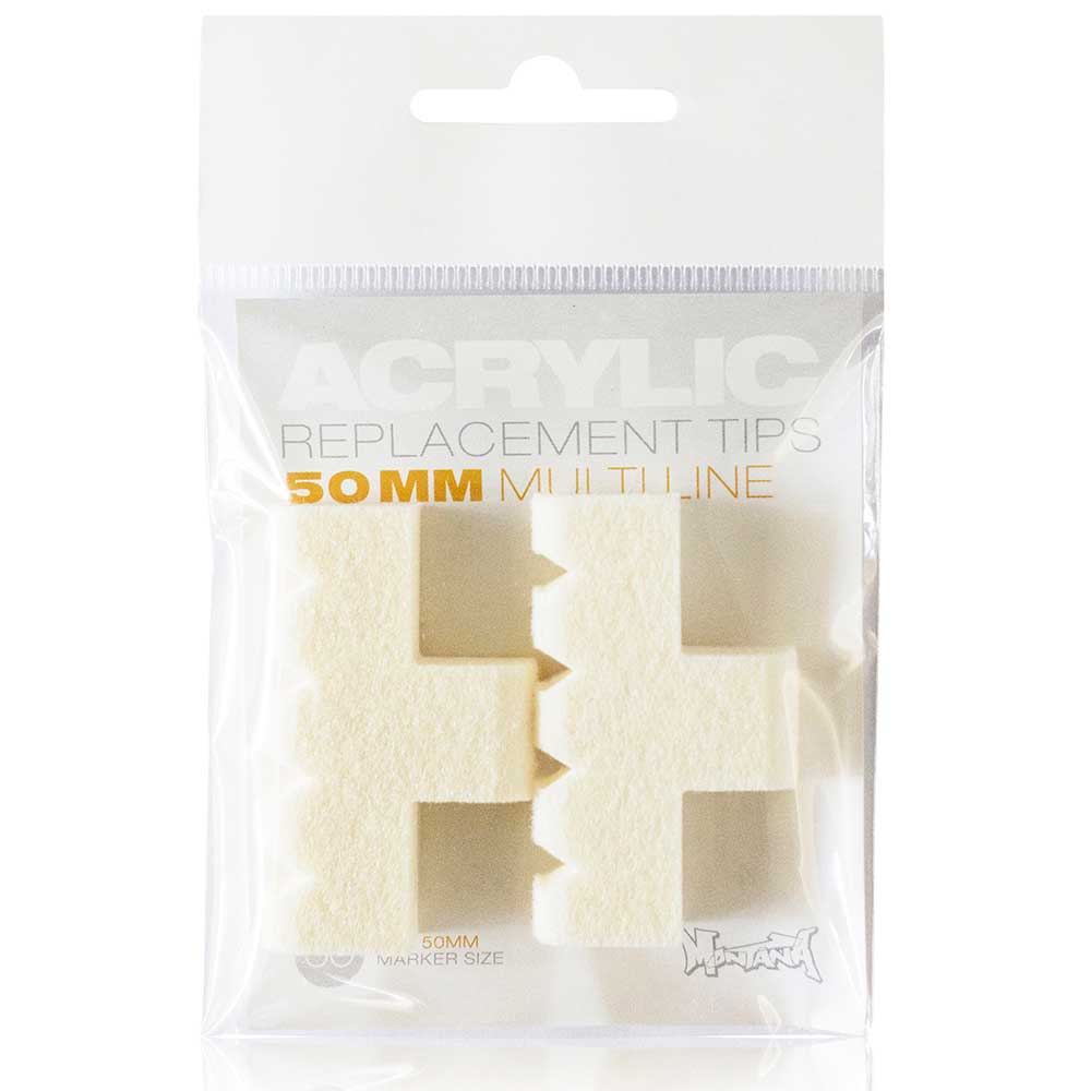 Montana Akrilik Markör İçin Yedek Uç 50mm Multiline (2'li Set)