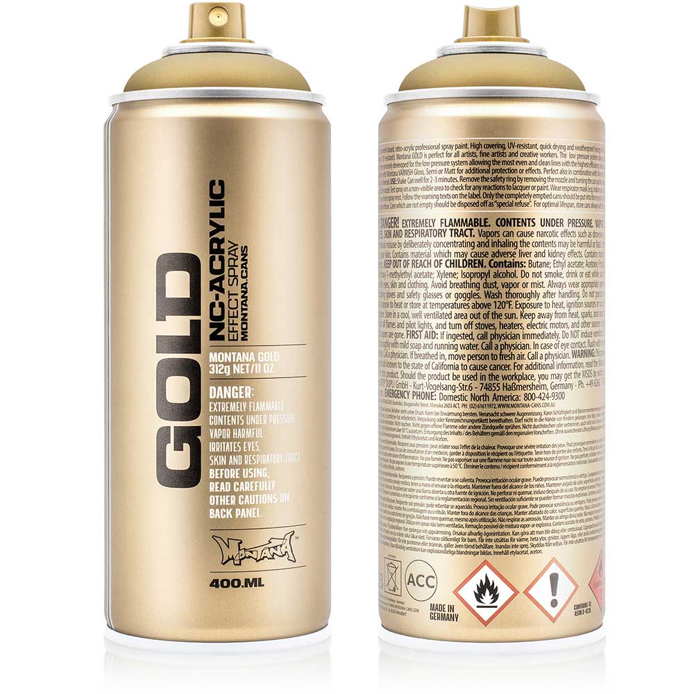 Montana Gold Akrilik Sprey Boya 400ml Gold Matt M3010