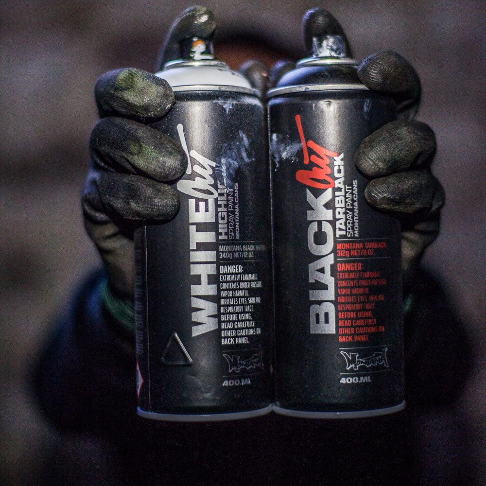 Montana Black Sprey Boya 400ml Blackout Tarblack BLK90505