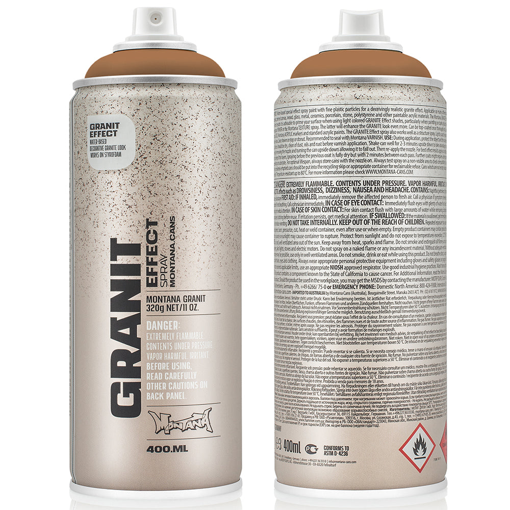 Montana Effect Granit Sprey Boya 400ml Brown EG8000