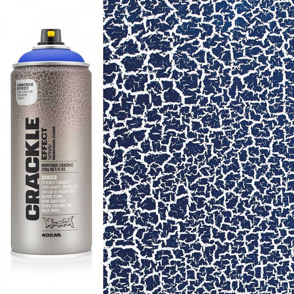 Montana Effect Crackle Sprey Boya 400ml Gentian Blue (RAL5010) EC5010