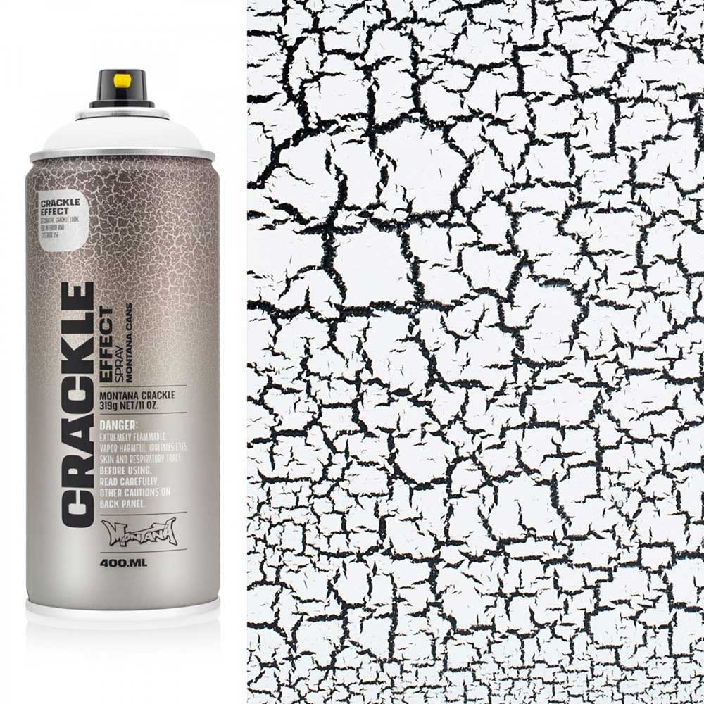 Montana Effect Crackle Sprey Boya 400ml Pure White (RAL 9010) EC9010