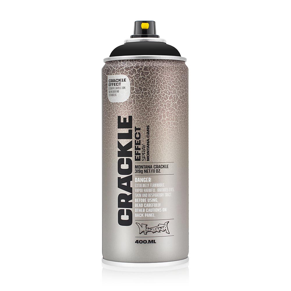 Montana Effect Crackle Sprey Boya 400ml Traffic Black (RAL 9017) EC9017