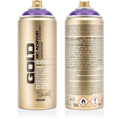 Montana Gold Akrilik Sprey Boya 400ml Transparent Black Purple T4260