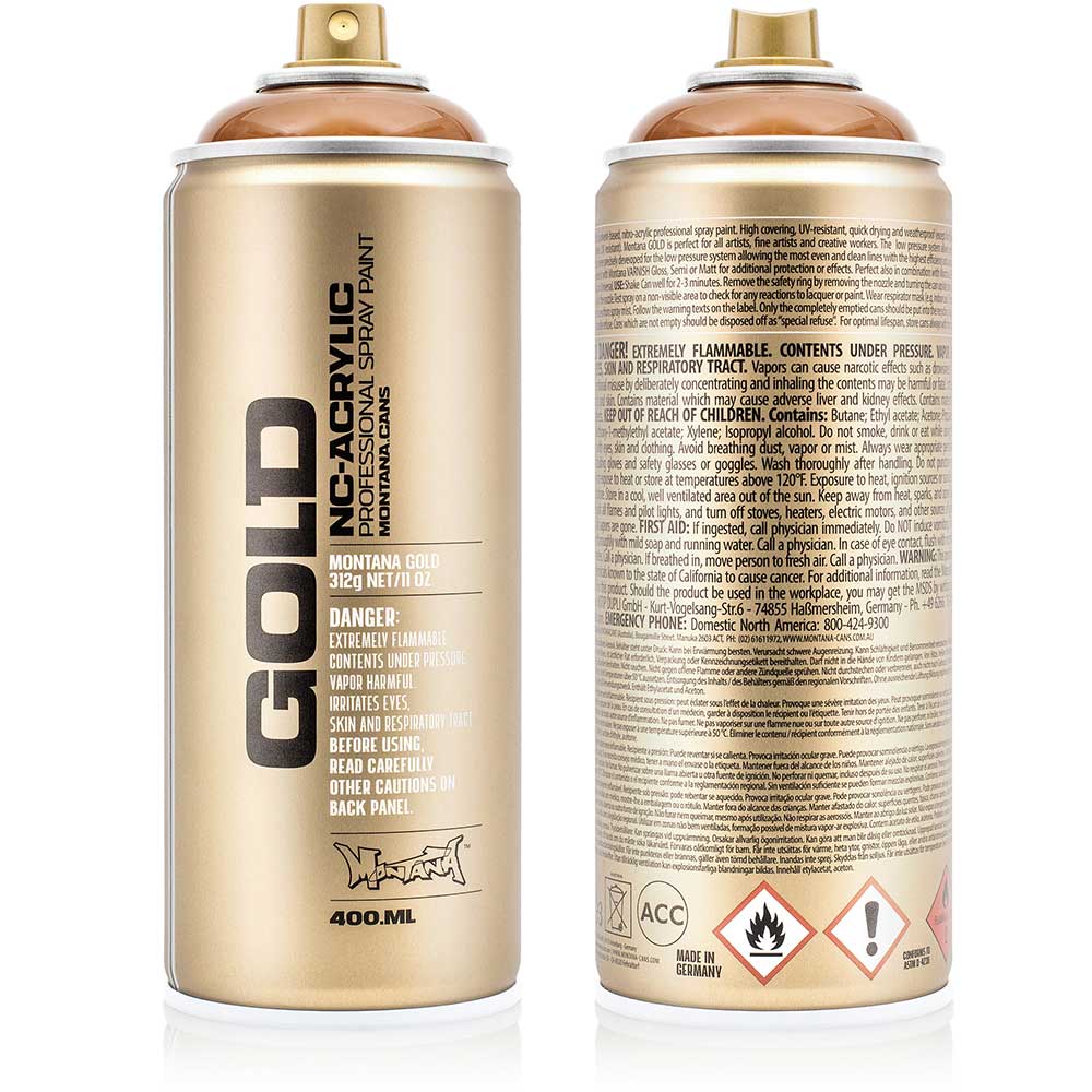 Montana Gold Akrilik Sprey Boya 400ml Transparent Hazelnut T8310