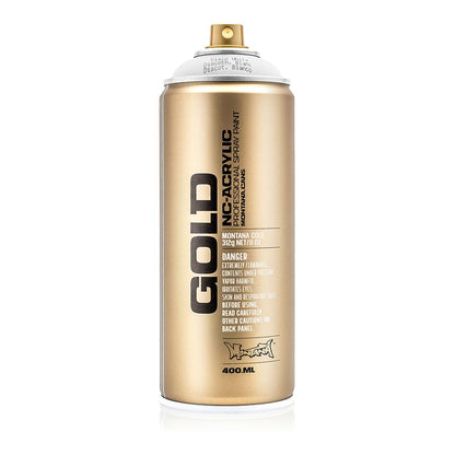 Montana Gold Akrilik Sprey Boya 400ml Disco White (Fluo) F9100
