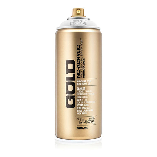 Montana Gold Akrilik Sprey Boya 400ml Disco White (Fluo) F9100